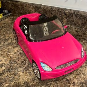 Pink Barbie car
